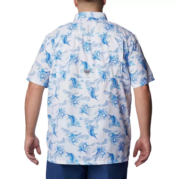 imageColumbia Mens Super Slack Tide Camp ShirtWhite Sails Away Print