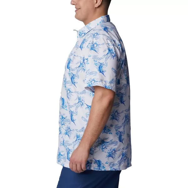 imageColumbia Mens Super Slack Tide Camp ShirtWhite Sails Away Print