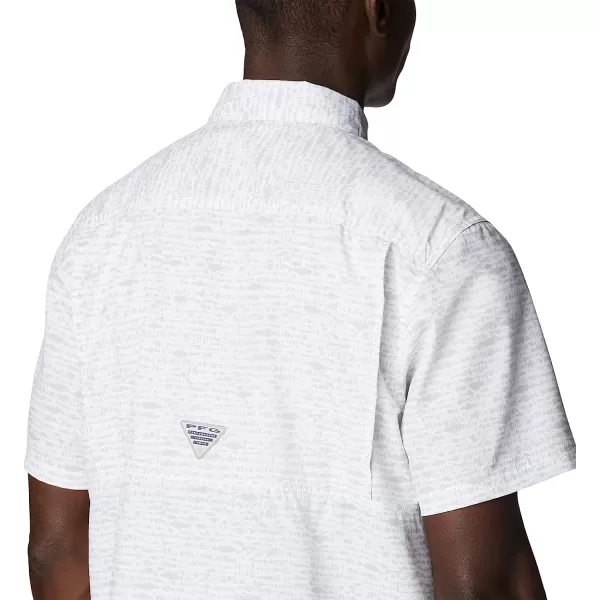 imageColumbia Mens Super Slack Tide Camp ShirtWhite Tallyfish