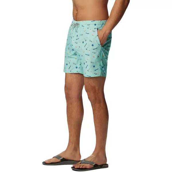 imageColumbia Mens Super Slack Tide Hybrid Water ShortGulf Stream Boozy Bobbers