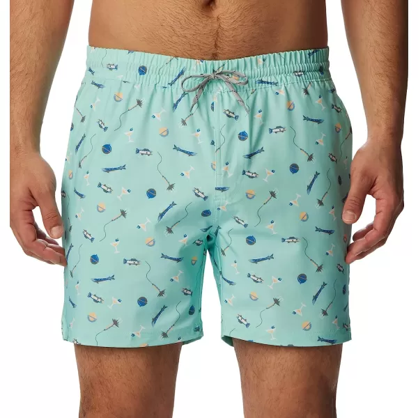 imageColumbia Mens Super Slack Tide Hybrid Water ShortGulf Stream Boozy Bobbers