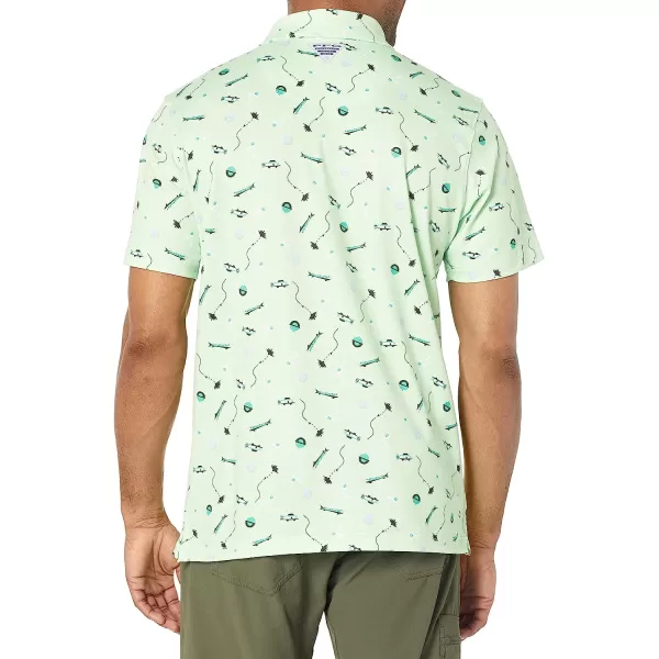 imageColumbia Mens Super Slack Tide Stretch PoloKey West Boozy Bobbers
