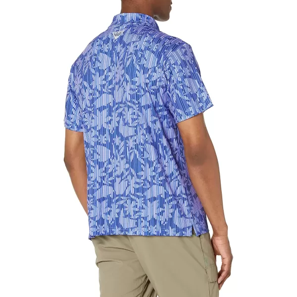imageColumbia Mens Super Slack Tide Stretch PoloViolet Sea Basslines