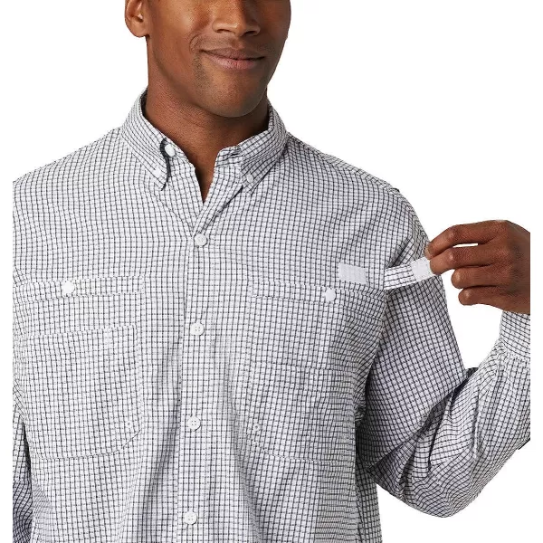 imageColumbia Mens Super Tamiami Long Sleeve ShirtBlack Gingham