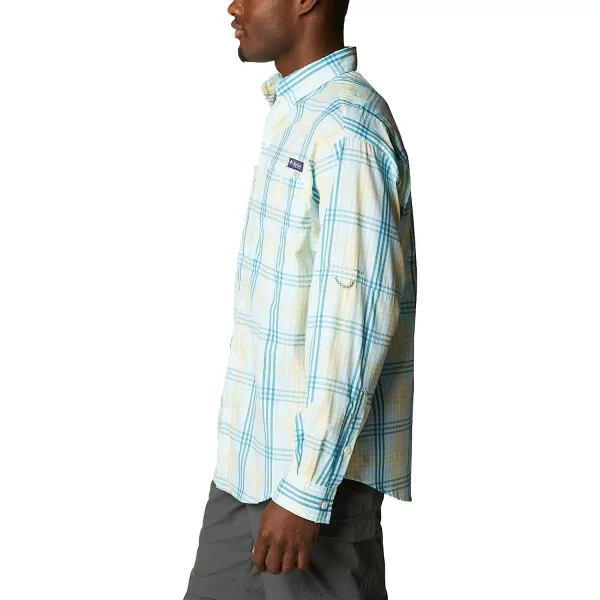 imageColumbia Mens Super Tamiami Long Sleeve ShirtGulf Stream Blanket Gingham