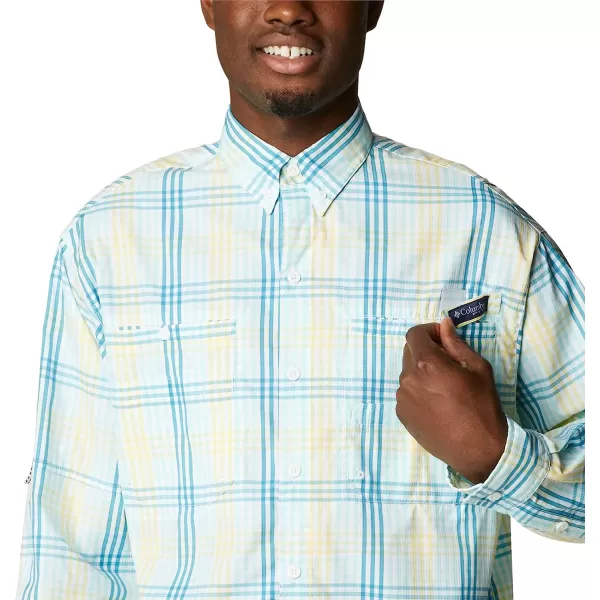 imageColumbia Mens Super Tamiami Long Sleeve ShirtGulf Stream Blanket Gingham