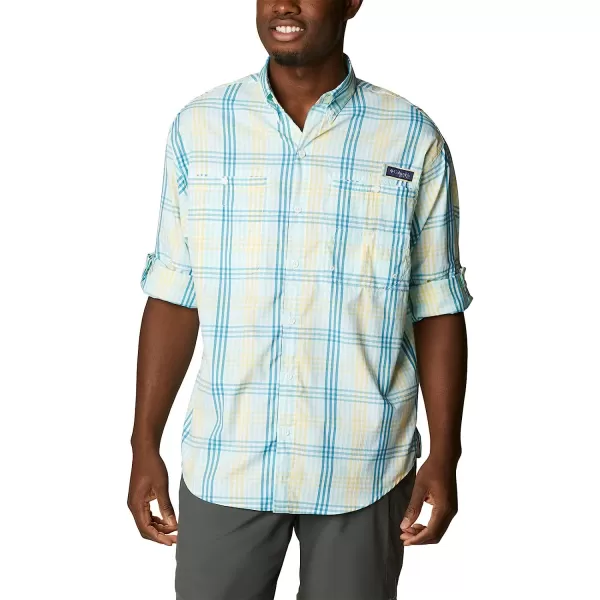 imageColumbia Mens Super Tamiami Long Sleeve ShirtGulf Stream Blanket Gingham