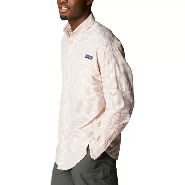 imageColumbia Mens Super Tamiami Long Sleeve ShirtIsland Orange Gingham