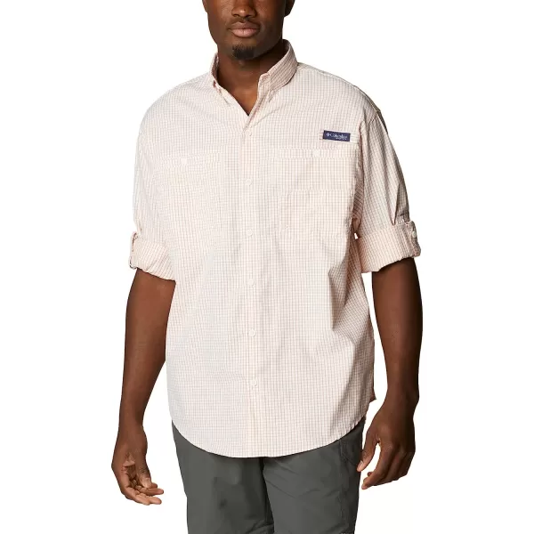 imageColumbia Mens Super Tamiami Long Sleeve ShirtIsland Orange Gingham