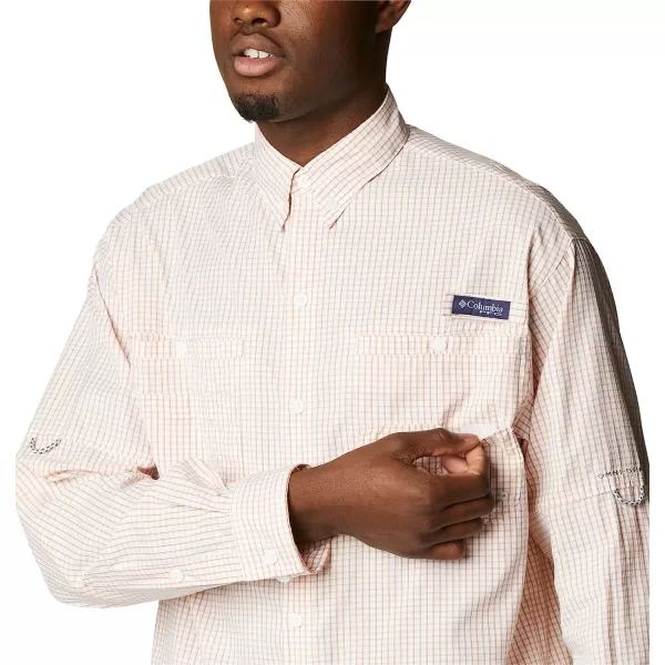 imageColumbia Mens Super Tamiami Long Sleeve ShirtIsland Orange Gingham
