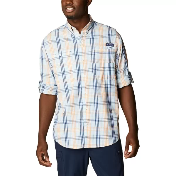 imageColumbia Mens Super Tamiami Long Sleeve ShirtSpring Blue Blanket Gingham