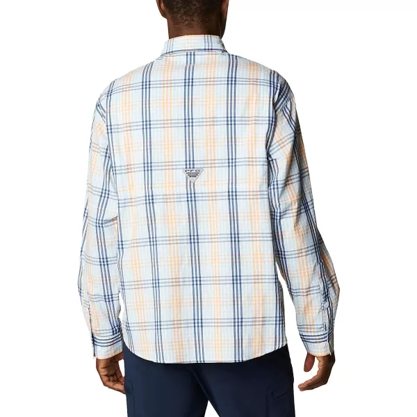 imageColumbia Mens Super Tamiami Long Sleeve ShirtSpring Blue Blanket Gingham