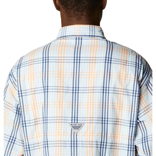 imageColumbia Mens Super Tamiami Long Sleeve ShirtSpring Blue Blanket Gingham