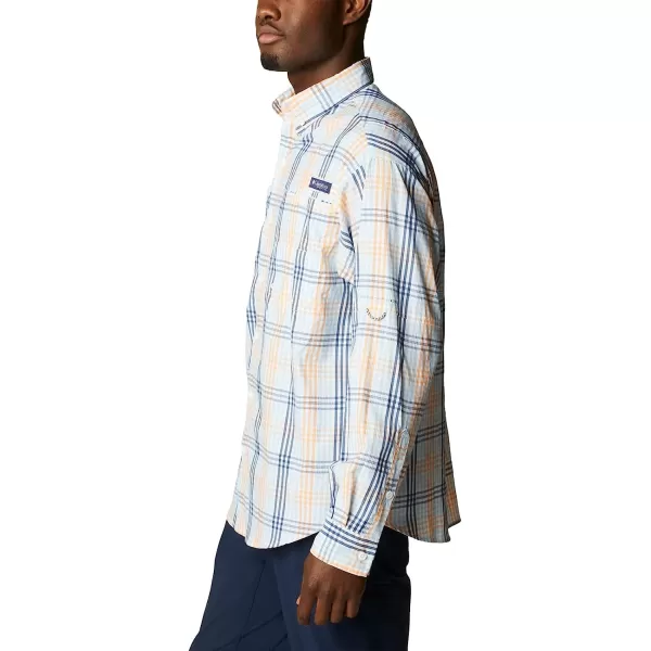 imageColumbia Mens Super Tamiami Long Sleeve ShirtSpring Blue Blanket Gingham