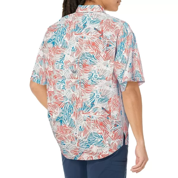 imageColumbia Mens Super Tamiami Short Sleeve ShirtCorange Tropiclure
