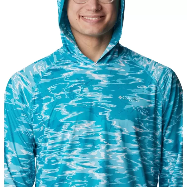 imageColumbia Mens Super Terminal Tackle HoodieOcean Teal Ripples