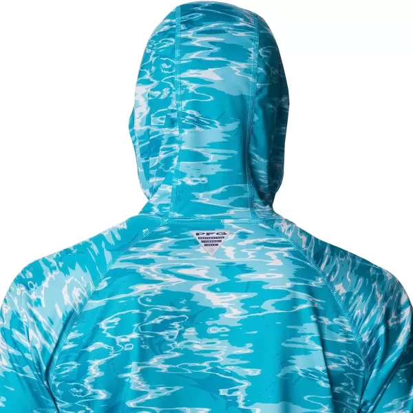 imageColumbia Mens Super Terminal Tackle HoodieOcean Teal Ripples