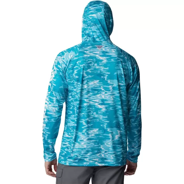 imageColumbia Mens Super Terminal Tackle HoodieOcean Teal Ripples