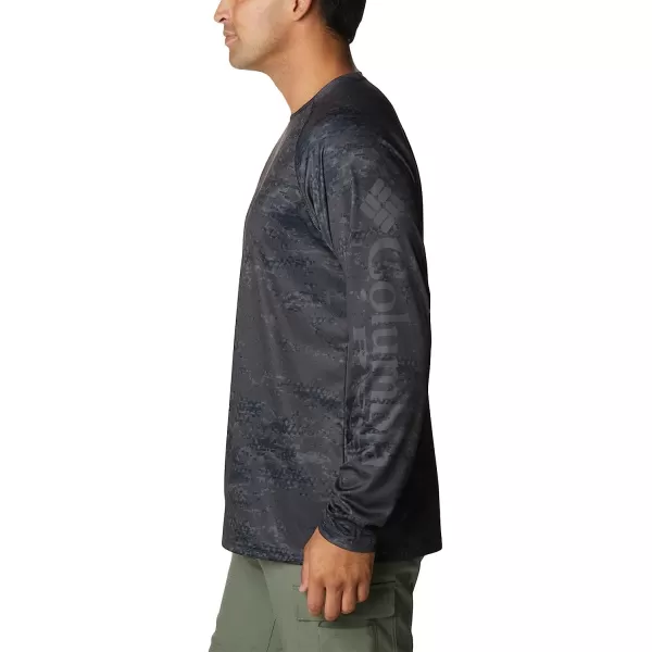 imageColumbia Mens Super Terminal Tackle Long Sleeve ShirtBlack Pfg Camo