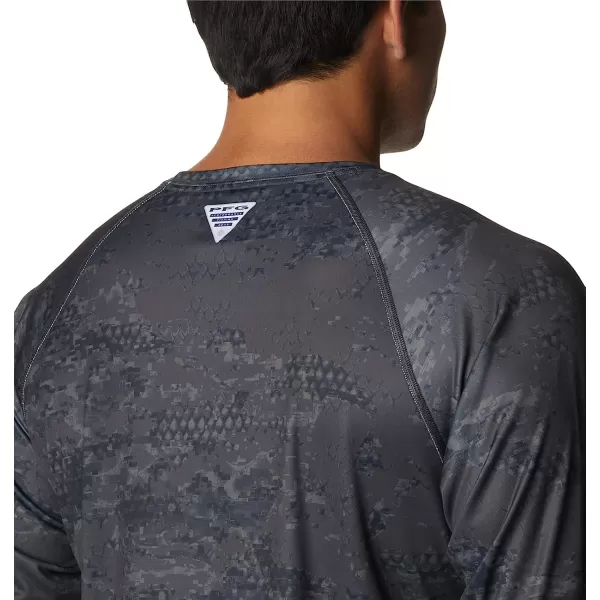 imageColumbia Mens Super Terminal Tackle Long Sleeve ShirtBlack Pfg Camo