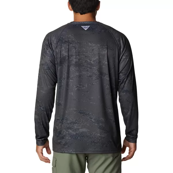 imageColumbia Mens Super Terminal Tackle Long Sleeve ShirtBlack Pfg Camo