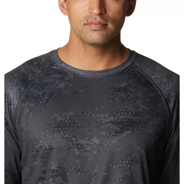 imageColumbia Mens Super Terminal Tackle Long Sleeve ShirtBlack Pfg Camo