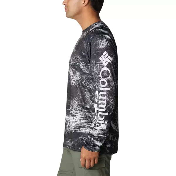 imageColumbia Mens Super Terminal Tackle Long Sleeve ShirtBlack Realtree Horizon