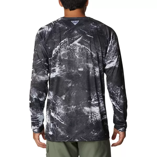 imageColumbia Mens Super Terminal Tackle Long Sleeve ShirtBlack Realtree Horizon
