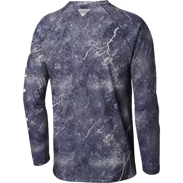 imageColumbia Mens Super Terminal Tackle Long Sleeve ShirtBlack Realtree Mako