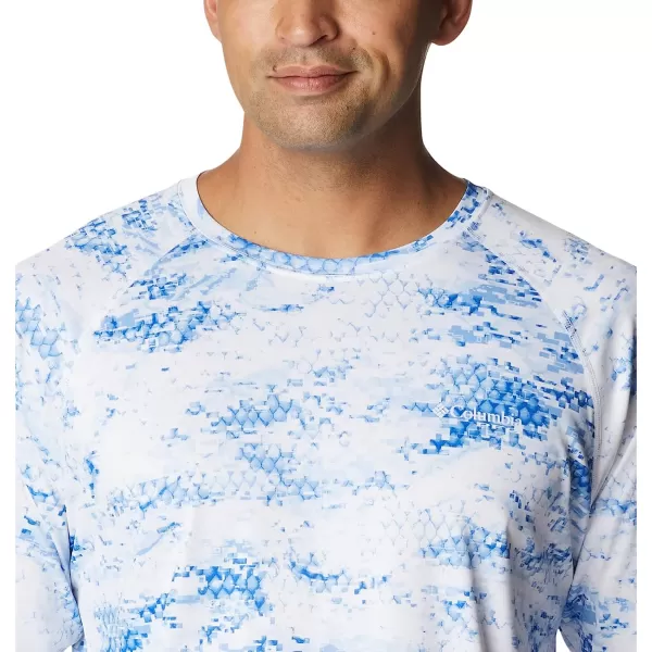 imageColumbia Mens Super Terminal Tackle Long Sleeve ShirtBlue Macaw Pfg Camo