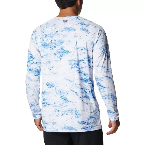 imageColumbia Mens Super Terminal Tackle Long Sleeve ShirtBlue Macaw Pfg Camo