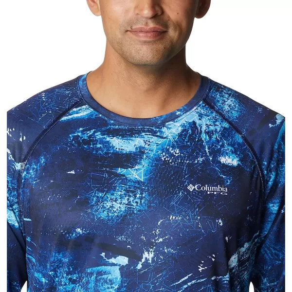 imageColumbia Mens Super Terminal Tackle Long Sleeve ShirtBlue Macaw Realtree Horizon