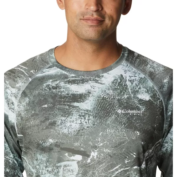 imageColumbia Mens Super Terminal Tackle Long Sleeve ShirtCool Green Realtree Horizon