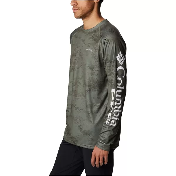 imageColumbia Mens Super Terminal Tackle Long Sleeve ShirtCypress Pfg Camo