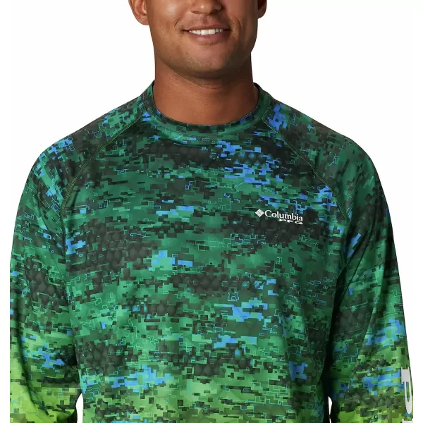 imageColumbia Mens Super Terminal Tackle Long Sleeve ShirtDorado Digi Camo Fade