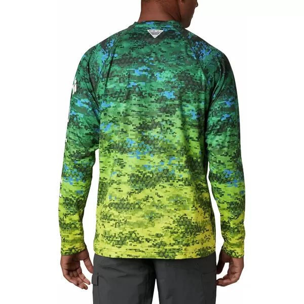 imageColumbia Mens Super Terminal Tackle Long Sleeve ShirtDorado Digi Camo Fade