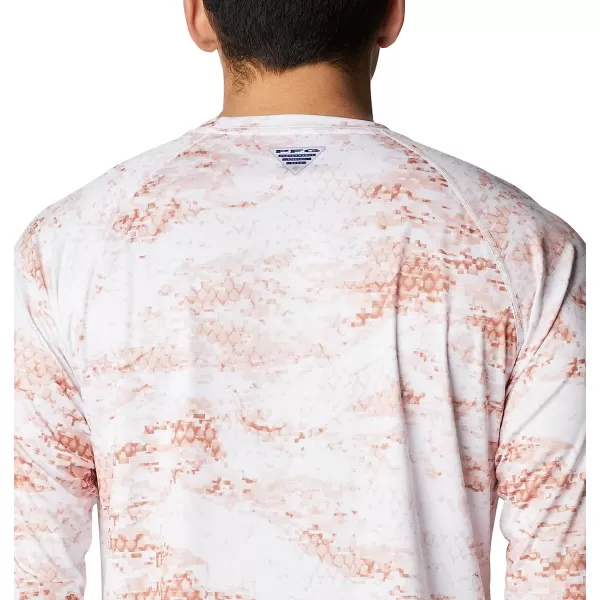 imageColumbia Mens Super Terminal Tackle Long Sleeve ShirtIsland Orange Light Pfg Camo