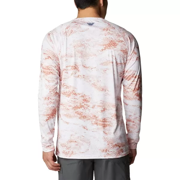 imageColumbia Mens Super Terminal Tackle Long Sleeve ShirtIsland Orange Light Pfg Camo