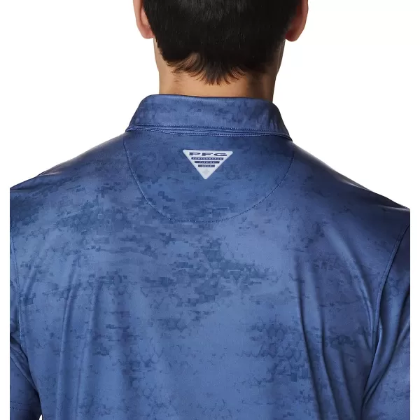 imageColumbia Mens Super Terminal Tackle PoloCarbon Pfg Camo
