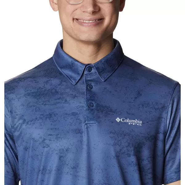imageColumbia Mens Super Terminal Tackle PoloCarbon Pfg Camo