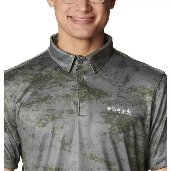 imageColumbia Mens Super Terminal Tackle PoloCypress Pfg Camo