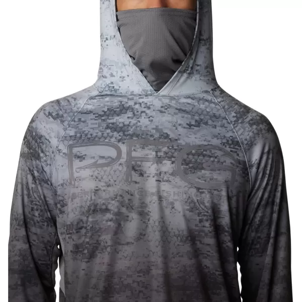 imageColumbia Mens Super Terminal Tackle Vent HoodieBlack Pfg Camo Gradient
