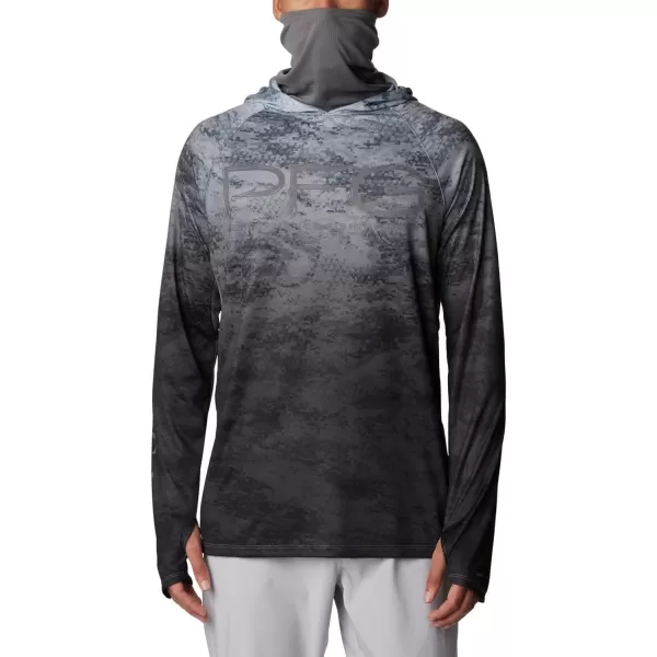 imageColumbia Mens Super Terminal Tackle Vent HoodieBlack Pfg Camo Gradient
