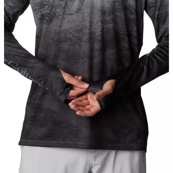 imageColumbia Mens Super Terminal Tackle Vent HoodieBlack Pfg Camo Gradient