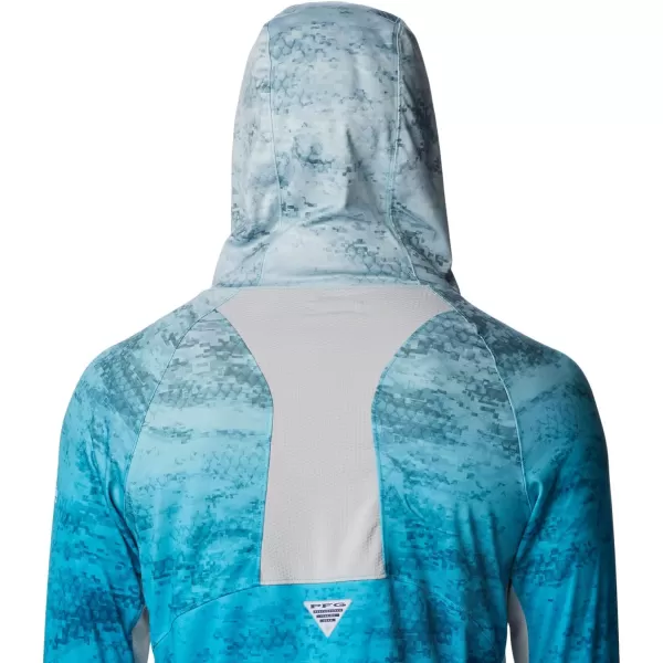 imageColumbia Mens Super Terminal Tackle Vent HoodieCool Green Pfg Camo Gradient