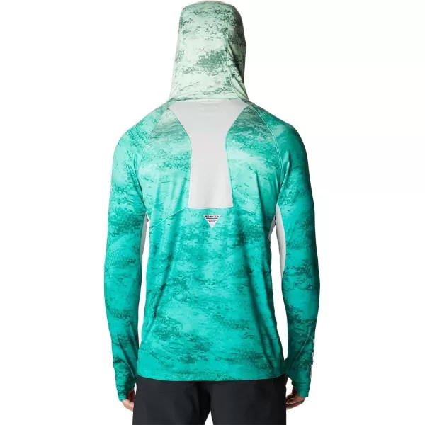 imageColumbia Mens Super Terminal Tackle Vent HoodieKey West Pfg Camo Gradient