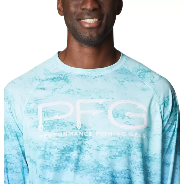 imageColumbia Mens Super Terminal Tackle Vent Long SleeveGulf Stream Pfg Camo Gradient