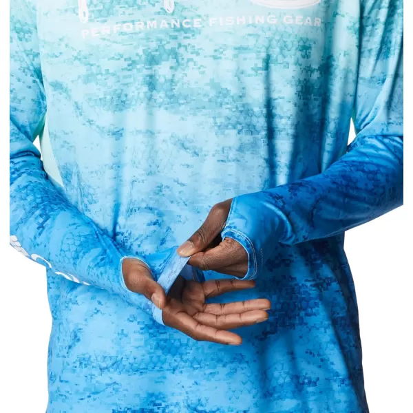 imageColumbia Mens Super Terminal Tackle Vent Long SleeveGulf Stream Pfg Camo Gradient