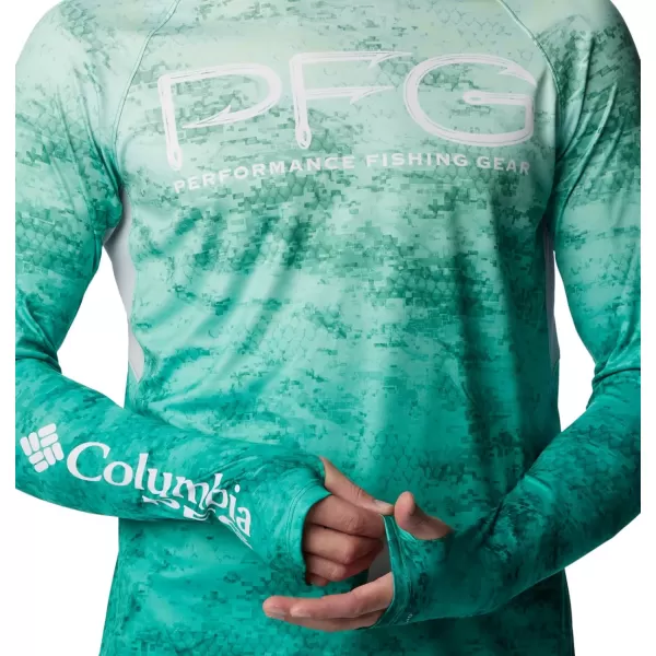 imageColumbia Mens Super Terminal Tackle Vent Long SleeveKey West Pfg Camo Gradient