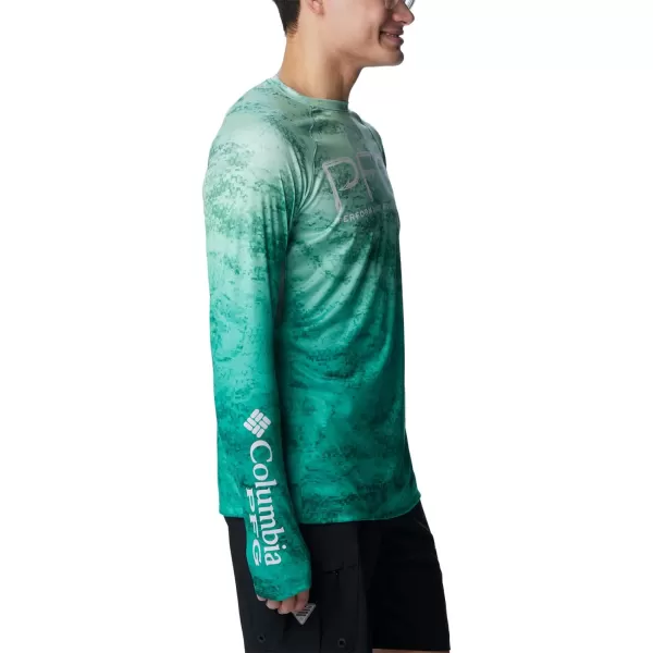 imageColumbia Mens Super Terminal Tackle Vent Long SleeveKey West Pfg Camo Gradient